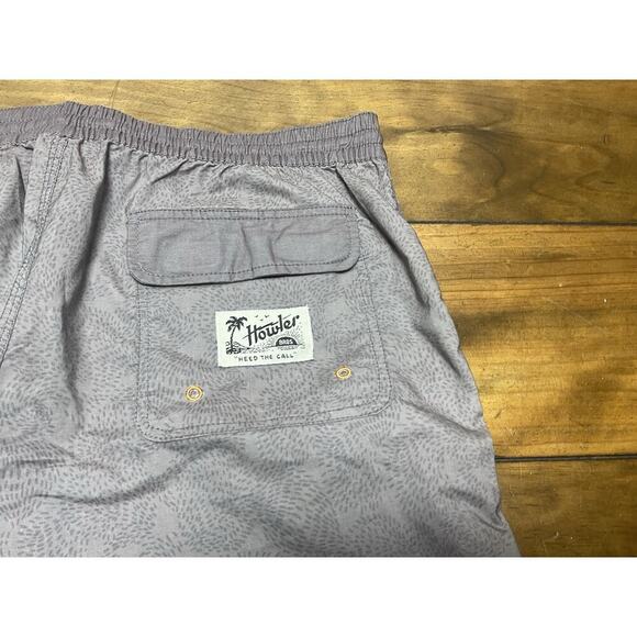 Howler Bros Sayulita Watershort Mens Size 36 Gray Board Shorts Grey Trunks - Picture 11 of 11